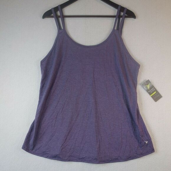 Old Navy Tops - NEW Old Navy Active Tank Top Strappy Racer Back Loose Purple Women's Plus XXL